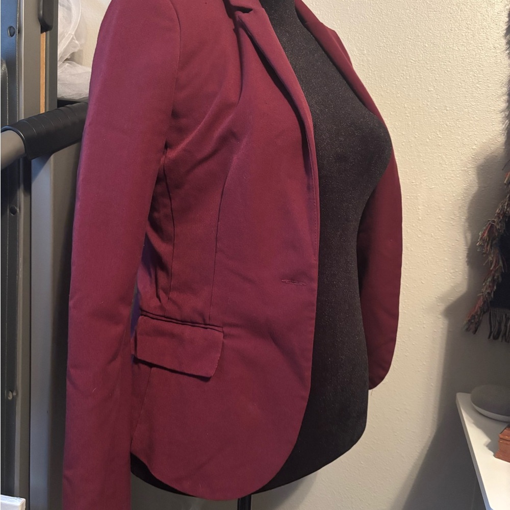 Ambiance Deep Red Women's Blazer